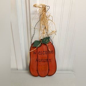 Thanksgiving Fall hanging sign decor